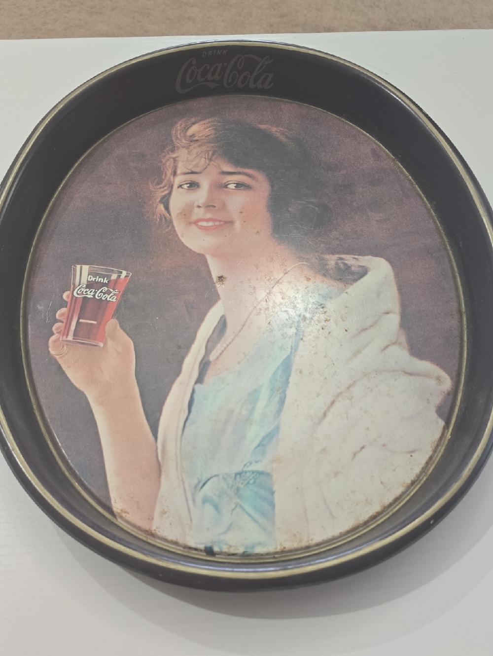 Vintage Coca-cola Metal Tray [As Is]
